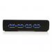 StarTech 4 Port Black SuperSpeed USB 3.0 Hub 