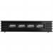 StarTech 7 Port Black USB 2.0 Hub 8STST7202USBGB