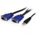 16 Port 1U RackMount USB KVM OSD Cables