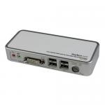 Startech 2 Port USB DVI KVM with Audio and Cables 8STSV211KDVIGB