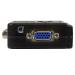 StarTech.com 2 Port Black USB KVM Switch 8STSV211KUSB