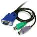 StarTech 6ft 3in1 Ultra Thin PS2 KVM Cable 8STSVECON6