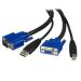 StarTech 10ft 2in1 Universal USB KVM Cable 8STSVUSB2N1_10