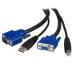 StarTech.com 4.5m 2in1 Universal USB KVM Cable 8STSVUSB2N1_15