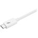 StarTech 1m Thunderbolt 3 Cable 20Gbps White 8STTBLT3MM1MW