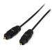 StarTech 15ft Toslink Optical Cable 8STTHINTOS15