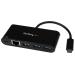 StarTech USBC to GbE Adapter and 3 Port USB Hub 8STUS1GC303APD