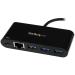 StarTech USBC to GbE Adapter and 3 Port USB Hub 8STUS1GC303APD