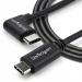 StarTech Right Angle USB C Cable 1m USB 2.0 