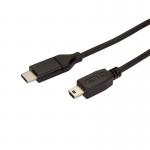StarTech.com 2m USB C to Mini USB Cable Male to Male 8STUSB2CMB2M