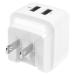 StarTech Dual Port USB Wall Charger 8STUSB2PACWH