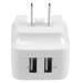 StarTech Dual Port USB Wall Charger 8STUSB2PACWH