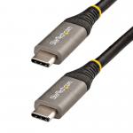 StarTech.com 2m 5Gbps High Quality USB C Cable 100W 5A Power Delivery Charging 8STUSB315CCV2M