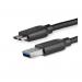 StarTech.com 2m Slim SuperSpeed USB 3.0 Micro B Cable 8STUSB3AUB2MS