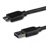 StarTech 0.5m Slim USB 3.0 A to Micro B Cable MM 8STUSB3AUB50CMS