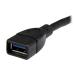 StarTech 6in USB 3.0 A to A Extension Cable 8STUSB3EXT6INBK