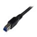 StarTech 1m Black SuperSpeed USB 3.0 Cable 8STUSB3SAB1MRA