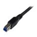 StarTech.com 1m Black SuperSpeed USB 3.0 Cable 8STUSB3SAB1MRA