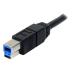 StarTech 3m Black SuperSpeed USB 3.0 Cable 8STUSB3SAB3MBK