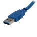 StarTech 1m Blue M to F USB 3.0 Extension Cable 8STUSB3SEXT1M