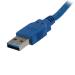 StarTech.com 1m Blue M to F USB 3.0 Extension Cable 8STUSB3SEXT1M
