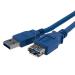 StarTech.com 1m Blue M to F USB 3.0 Extension Cable 8STUSB3SEXT1M