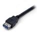 StarTech 2m Black SuperSpeed USB 3.0 Extension Cable A to A Male to Female 8STUSB3SEXT2MBK