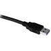 StarTech 5ft USB 3.0 A to A Extension Cable MF 8STUSB3SEXT5DKB