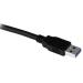 StarTech.com 5ft USB 3.0 A to A Extension Cable MF 8STUSB3SEXT5DKB