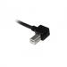 StarTech 1m USB 2.0 A to Left Angle B Cable 8STUSBAB1ML