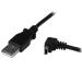 StarTech 2m Mini USB Cable A to Down Angle Mini B 8STUSBAMB2MD