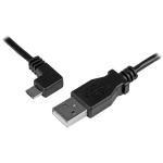 StarTech 1M A To Left Angle Micro USB Cable 8STUSBAUB1MLA