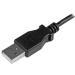 StarTech.com 0.5m Left Angle Micro USB Cable 8STUSBAUB50CMLA