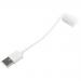 Lightning to USB coiled 2ft white