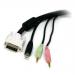 10ft 4in1 USB DVI KVM Cable