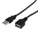 StarTech.com 3 ft Black USB 2.0 Extension Cable A to 8STUSBEXTAA3BK
