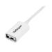 StarTech.com 2m White USB 2.0 Extension Cable 8STUSBEXTPAA2MW