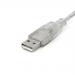 6 ft Clear A to B USB 2.0 Cable