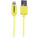 Startech 1m Yellow Lightning Cable 8STUSBLT1MYL