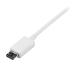 StarTech 1m USB A to Micro B White Cable 8STUSBPAUB1MW