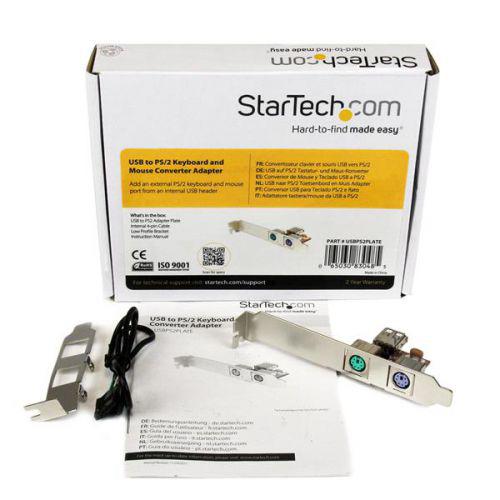StarTech.com USB to PS2 | EXR8STUSBPS2PLATE | Tablet Accessories