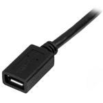 StarTech 20in Micro USB Extension Cable 8STUSBUBEXT50CM