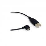 3 ft Micro USB A to Right Angle Micro B