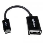 Startech 4in Micro USB to USB Adapter MF 8STUUSBOTG