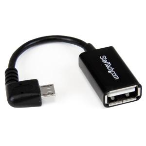 StarTech 5in Right Angle Micro USB to USB 8STUUSBOTGRA