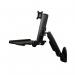 StarTech One Monitor Sit Stand Desk Wall Mount 8STWALLSTS1