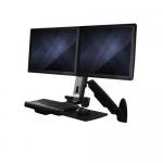 Up to 24in Sit Stand Dual Monitor WM 8STWALLSTS2