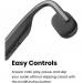 Shokz OpenMove Grey Bone Conduction Stereo Bluetooth Headset 8SZS661GY