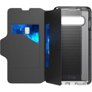 Tech 21 Evo Wallet Black Samsung Galaxy S10 Mobile Phone Case 8T216926