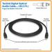 3ft Toslink Digital Optical Audio Cable